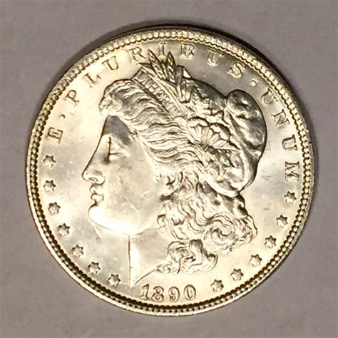 1890 Morgan Dollar Ms60