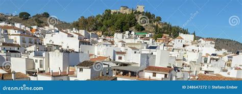 View At The Village Of Monda On Andalusia Spain Stock Photo Image Of