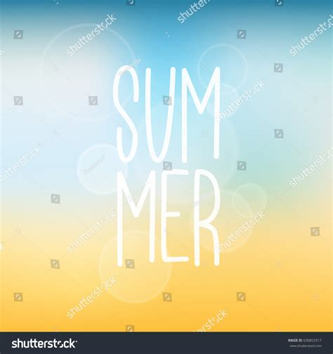 summertime blurred background hand drawn word stock vector royalty free 630852917 shutterstock
