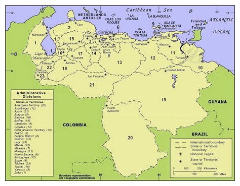 Map Of Venezuela Cities Cities And Towns Map
