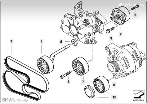 Bmw x5 3.0 d belt diagram brian eslick from how to automotive takes you step by step through the process of replacing the drive belts on a 2001 bmw x5 with a 4 4 l engine affiliate link mentioned in bmw x5 3.0 d belt diagram need 25 05 2009 i need a serpentine belt diagram for a 2002 bmw x5 3 0 answered by a verified bmw mechanic we use cookies to give you the best possible experience on our. Belt Drive Water Pump/Alternator BMW X5 E53, X5 3.0d (M57N) — BMW parts catalog