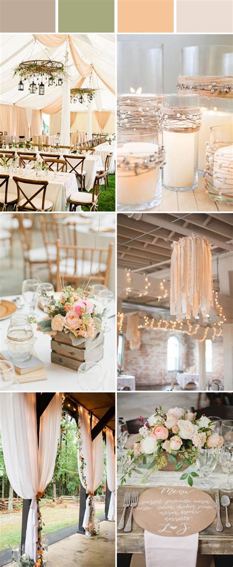 Top 10 Elegant and Chic Rustic Wedding Color Ideas – Stylish Wedd Blog