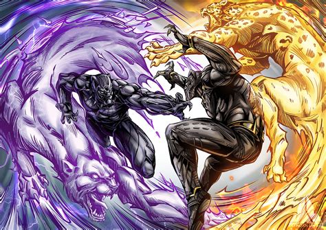 Artstation Black Panther Vs Killmonger