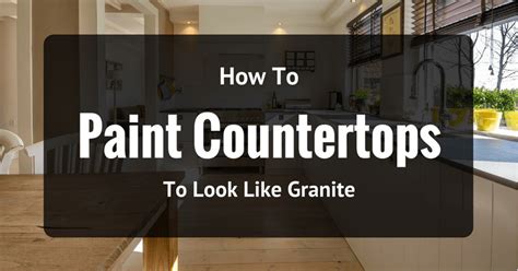 While quartz doesn't look exactly like granite, it has a lot of similar attributes, but is more durable. How To Paint Countertops To Look Like Granite With No Stress