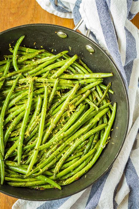 Sautéed Green Beans With Garlic Side Dish Unsophisticook