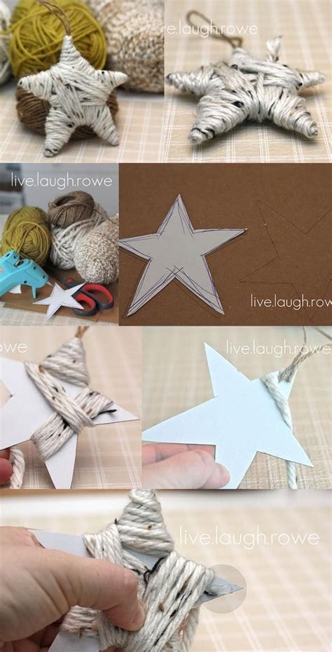 Loving This Yarn Wrapped Star Ornament I Saw Some Of These At