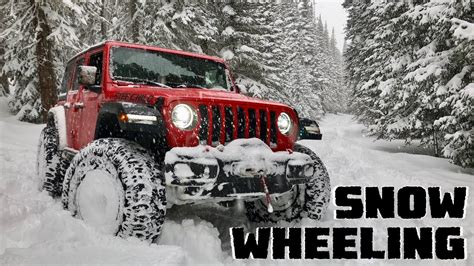 We Go Snow Wheeling In Our Jeep Wrangler Jlu Rubicon And Test The