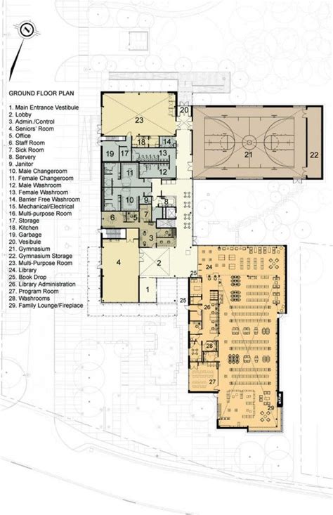 Youth Center Floor Plans