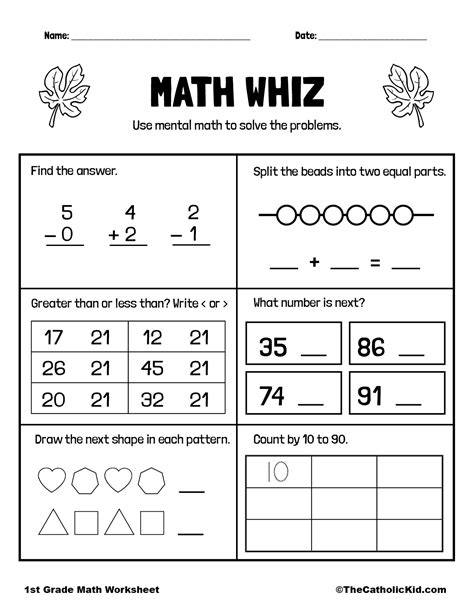 2nd Grade Daily Math Worksheets Mixed Math Review Worksheets Math