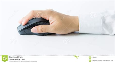 A fingertip grip on a light mouse is the way to go for me, the ideal posture for picking the thing up to make big, fast swipes. Hand Holding Computer Wireless Mouse Isolated Stock Image ...