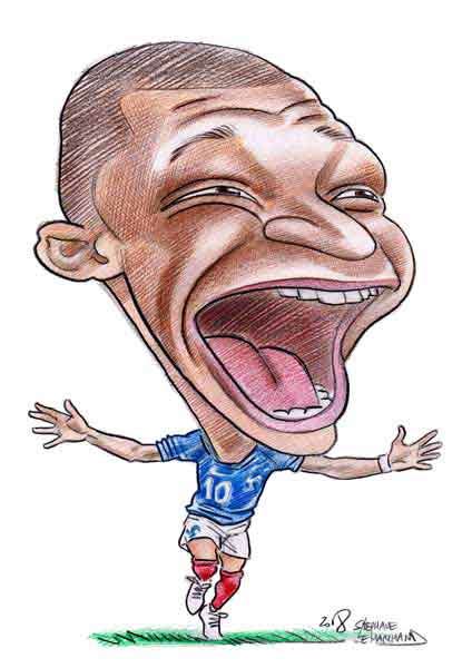 13,527 likes · 6 talking about this. caricature de Kylian Mbappe