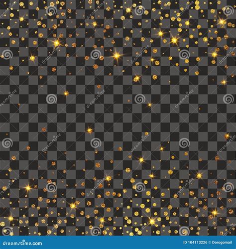 Festive Explosion Of Confetti Gold Glitter Background Golden Dots