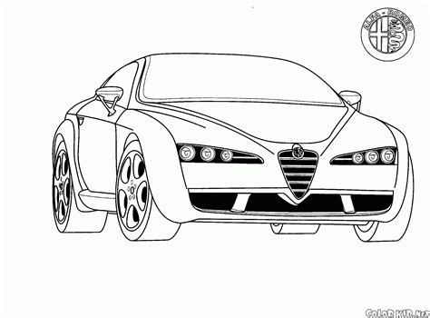 Dibujo Para Colorear Alfa Romeo Italia