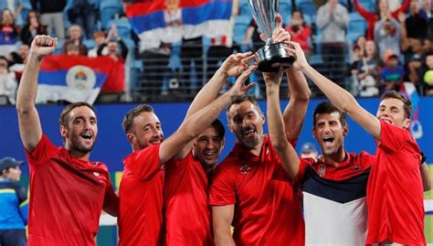 Atp Cup Serbia Con Novak Djokovic Como Figura Derrotó A La España De