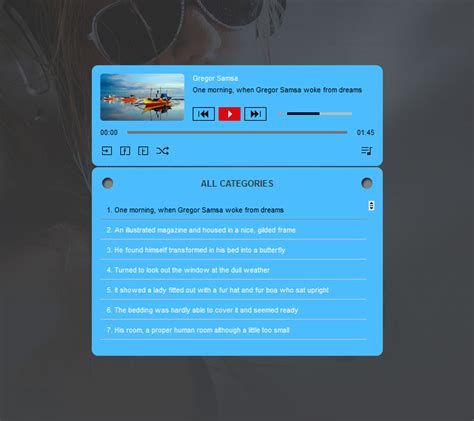 Theplayer Html5 Audio Player Responsive Plugin With Playlist And