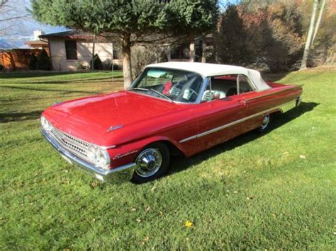 1961 Ford Sunliner Convertible No Reserve For Sale Ford Galaxie