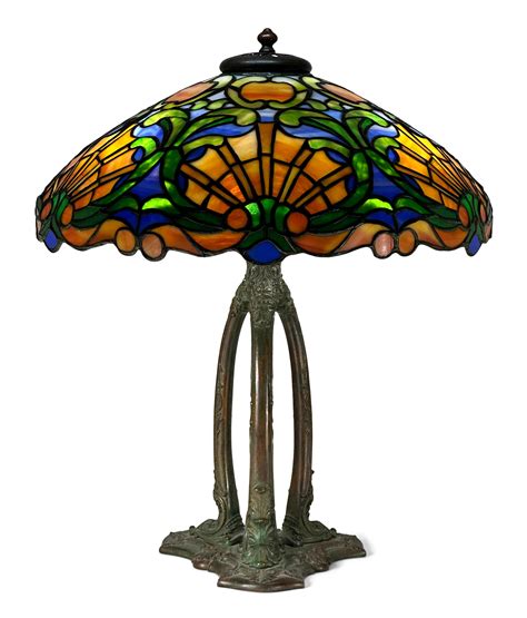 Lot Duffner And Kimberly Art Nouveau Table Lamp