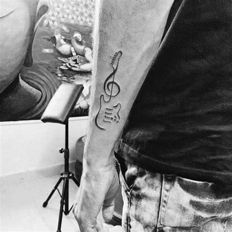 Top 43 Simple Music Tattoos For Men 2021 Inspiration Guide Music