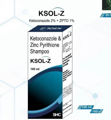 Ksol Z Shampoo Ketoconazole And Zpto Shampoo Packaging Size 100 Ml At Rs 160piece In Surat