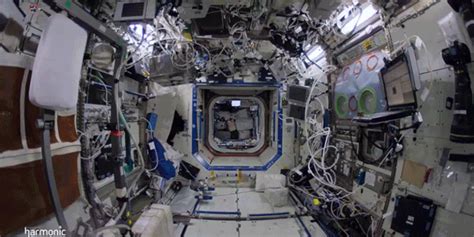 The Inside Of An Astronauts Space Station