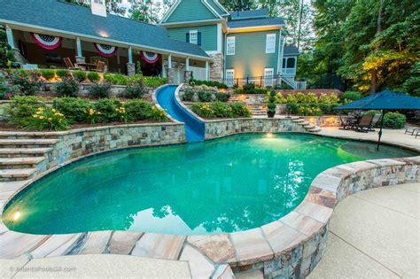 Image Result For Inground Pools With Retaining Walls Outdoor Living Hot Sex Picture