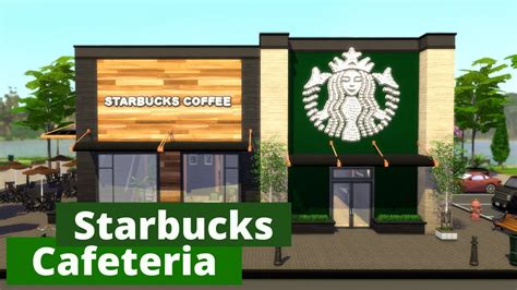 Tentei Criar Uma Cafeteria Starbucks Sem Cp Tour The Sims 4