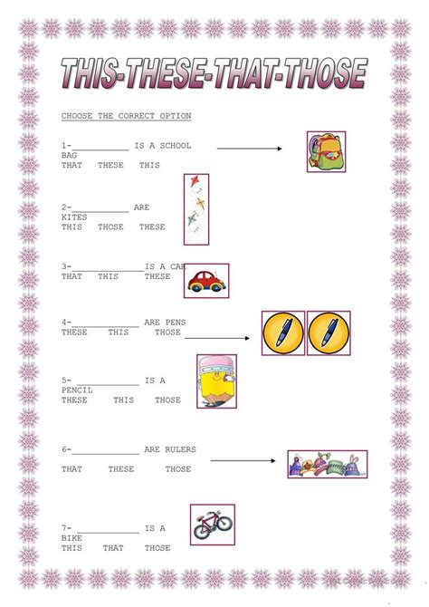 This That These Those Worksheet Free Esl Printable Worksheets Made By