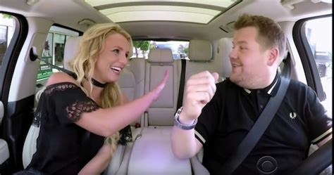 Britney Spears Reveals Her Interest In The Male Tickling Fetish In Carpool Karaoke Watch