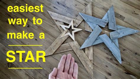 I Have Found An Easy Way To Make A Star From Wood Scraps Or Pallet Wood