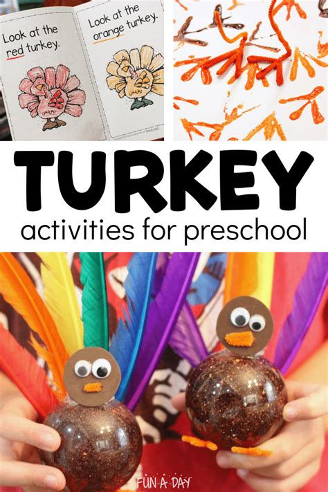 25 Thanksgiving Turkey Activities For Kids Fun A Day