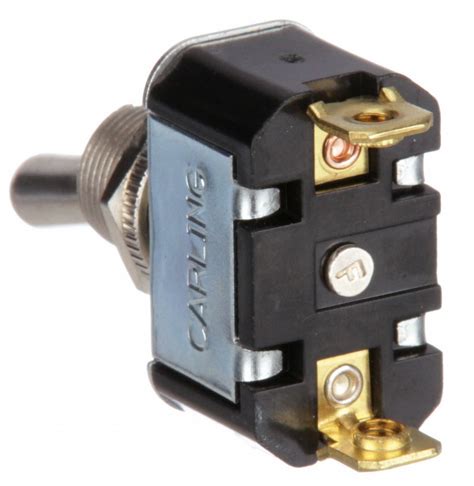 Carling Technologies Toggle Switch Spst 2 Connections Onmomentary
