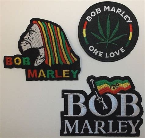 Bob Marley Jamaica Reggae Patch Patches~4 Versions~one Love~rasta Flag