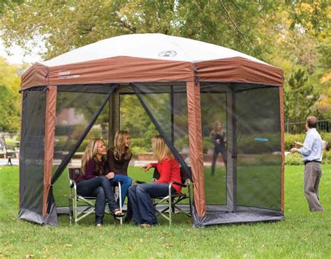 Packs down to 49 x 5 for simple conveying and coleman instant beach canopy, 13 x 13 feet. Coleman Instant Screened Canopy Review - The Camping Corner