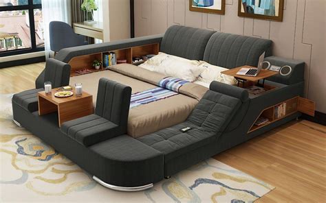 Secha Multifunctional Smart Bed Ultimate Bed Smart Bed Comfy Bedroom Bed Design