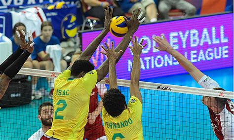 Liga das nações masculina de vôlei: Acompanhe ao vivo: Brasil x Polônia - Liga das Nações ...