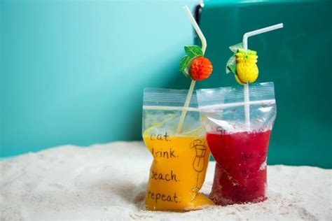 cocktail pouches for easy summer drinks hgtv