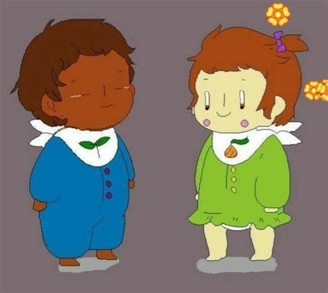 Baby Frisk Dreemurr And Baby Chara Dreemurr By Babyutperaonages On