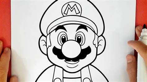 Cómo Dibujar A Super Mario Bros Easy Drawings Dibujos Faciles