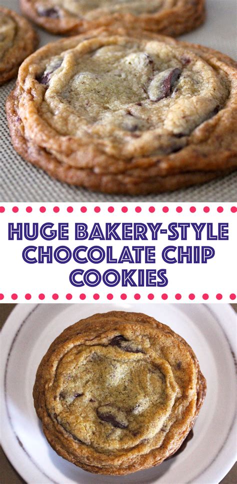 Huge Chocolate Chip Cookies Fresh From The