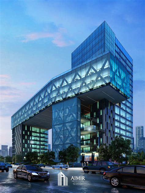 Aimir Cg On Twitter 3d Renderings Of An Office Building In Chengdu