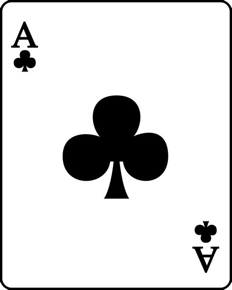 Playing Card Club Clipart Best