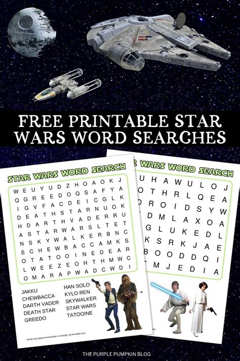Free Printable Star Wars Word Search