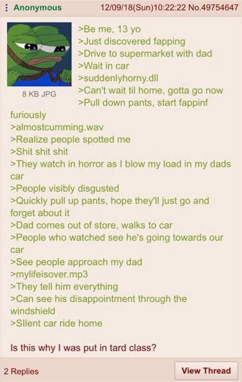 Anon Is Horny And Retarded Rgreentext Greentext Stories Know Your Meme