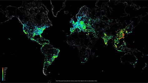 Internet Map Botnet 