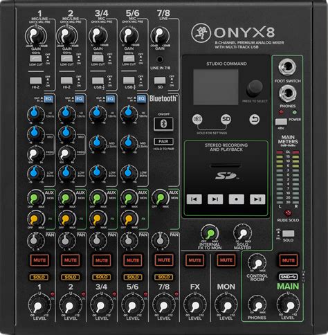 Mackie Onyx12 12 Channel Mixer With Multitrack Usb Onyx12 Avshopca