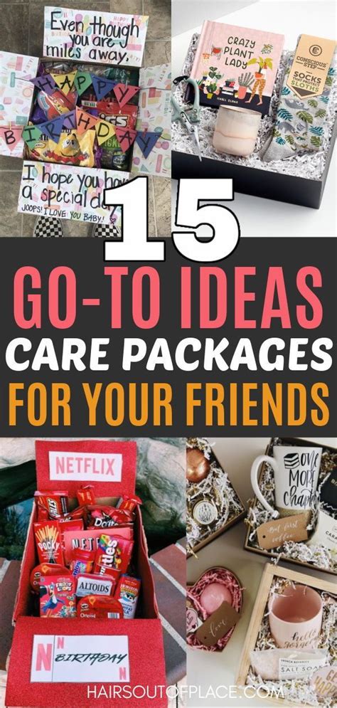 24 Creative Friend Care Package Ideas Birthday Care Packages Diy