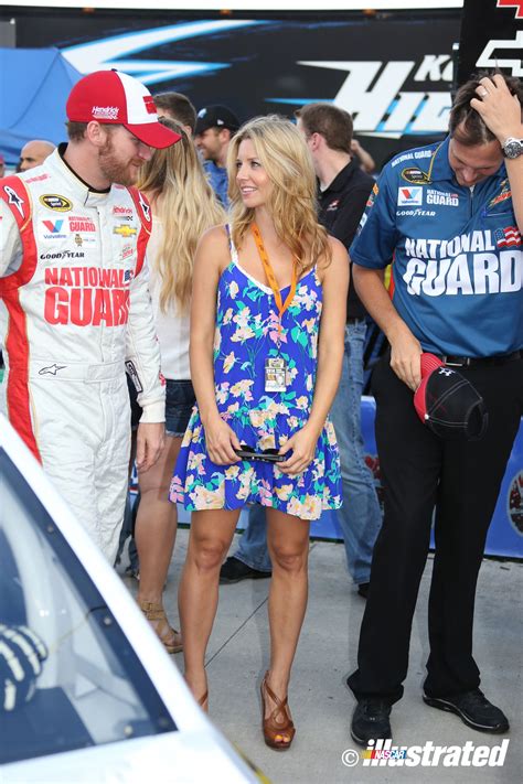 dale earnhardt jr and amy reimann at kentucky speedway 2014 photo by elmer kappell dale