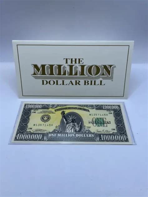 Authentic Original Iam Collectable Million Dollar Bill Lot Of 5