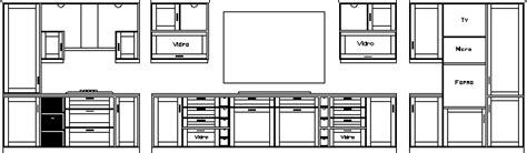 Modular Kitchen 2d Dwg Block For Autocad • Designscad