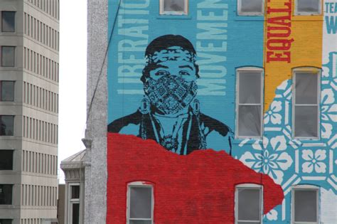 Visual Art Downtowns New Voting Rights Mural Urban Milwaukee